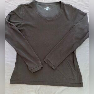 Patagonia Dark Gray Long Sleeve Tee